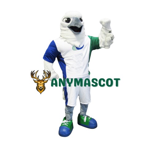Power White Eagle Mascot Costume