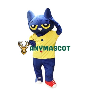 Cute Pete The Cat Mascot Costume