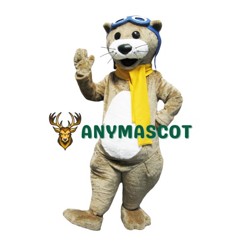 Happy Otter Mascot Costume