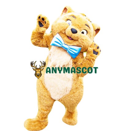Superb Brown Cat Mascot Costume