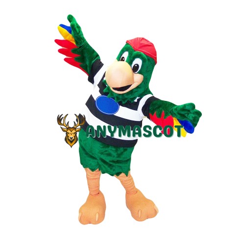 Superb Parrot Mascot Costume