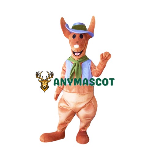 College Kangaroo Mascot Costume