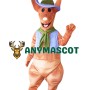 College Kangaroo Mascot Costume