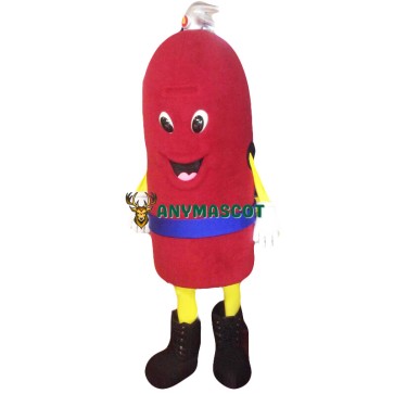 Superb Fire Extinguisher Mascot Costume