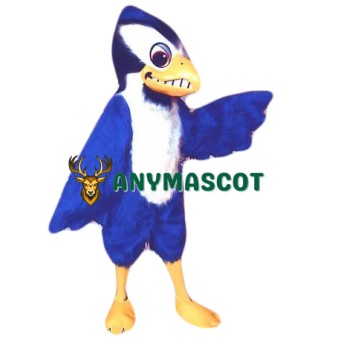 Friendly Blue Jay Mascot Costume