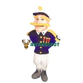 Superb Admiral Mascot Costume