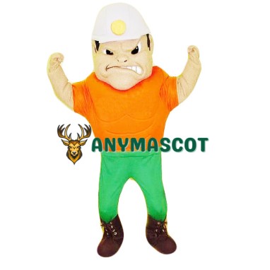 Superb Miner Mascot Costume