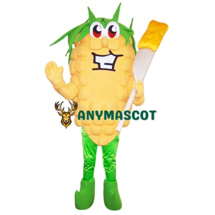 Happy Lightweight Corn Mascot Costume