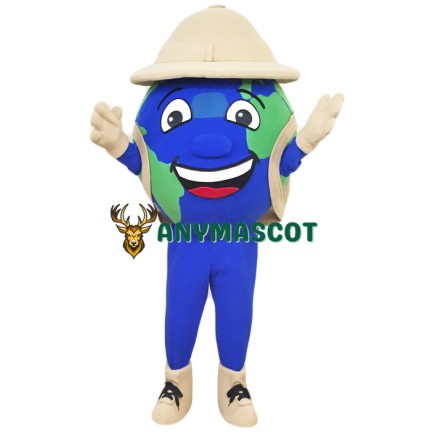 Happy Globe Mascot Costume