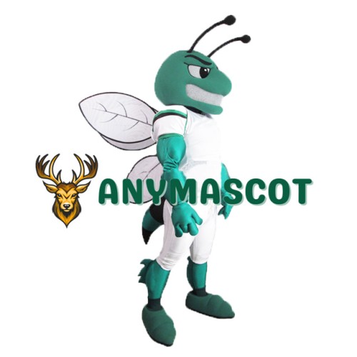 Sport Green Bee Mascot Costume
