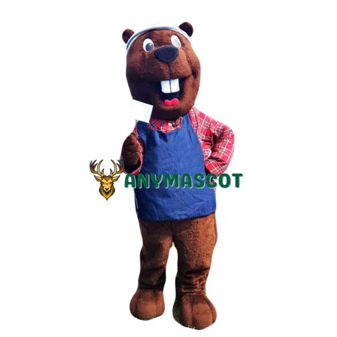 Superb College Lightweight Beaver Mascot Costume