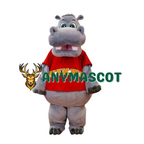 Superb Hippo Mascot Costume