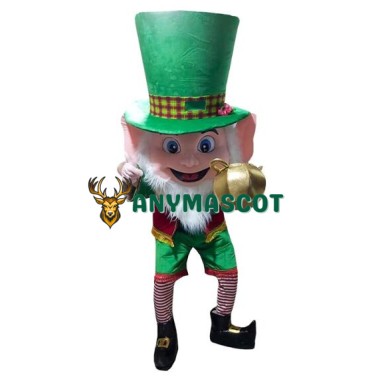 Leprechaun Irish Man Boy Mascot Costume