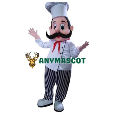 Chef Man Boy Mascot Costume