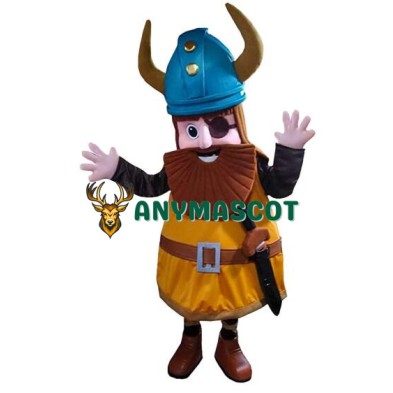 Vikingo Warrior Mascot Costume
