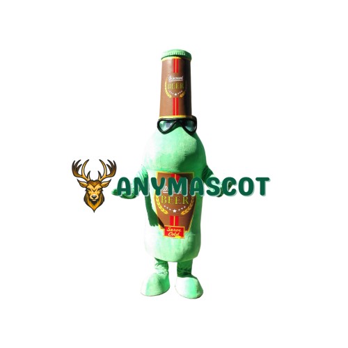 Green Bottle Mascot Costume