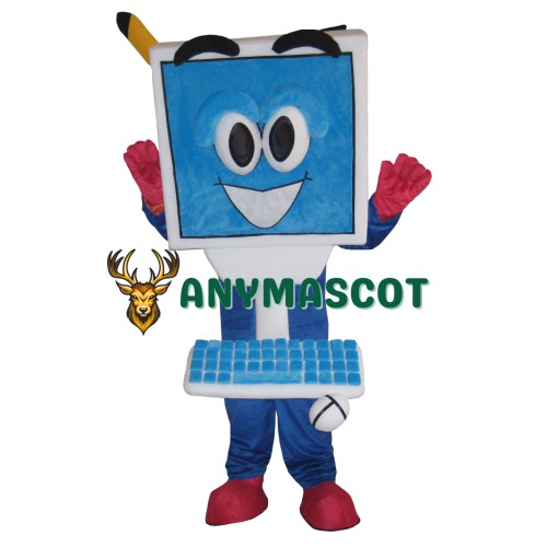 Superb Laptop Mascot Costume