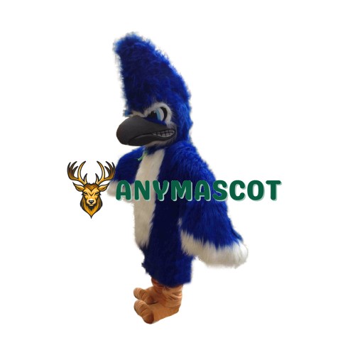 Superb Fierce Blue Jay Mascot Costume