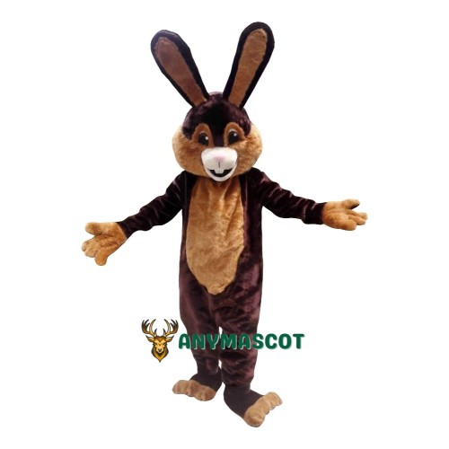 Affordable Brown Bunny Mascot Costume