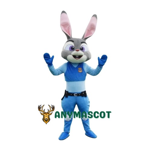 Judy Hopps Bunny Mascot Costume