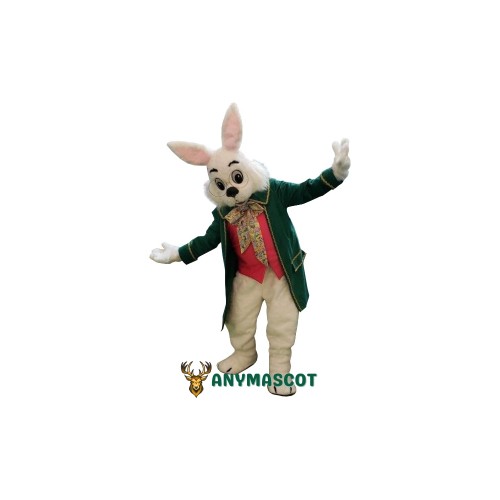 Green Suit Lightweight Rabbit Mascot Costume