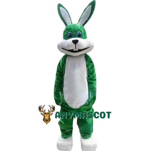 Green Rabbit Mascot Costume
