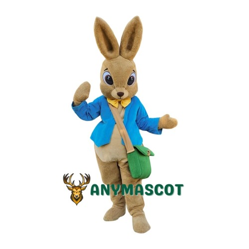 Cute Lightweight Brown Rabbit Mascot Costume