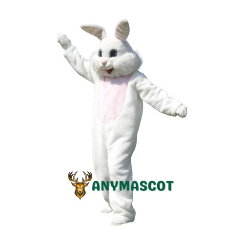 Adult Lightweight White Rabbit Mascot Costume