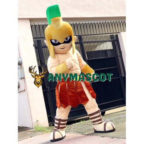 Young Power Spartan Mascot Costume