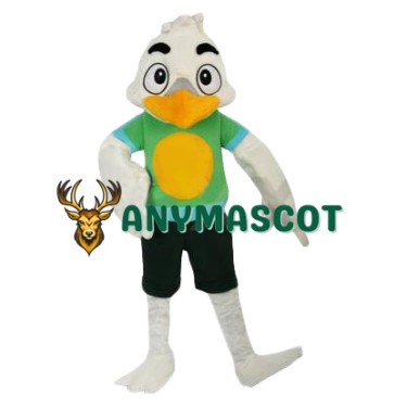 Funny White Bird Mascot Costume