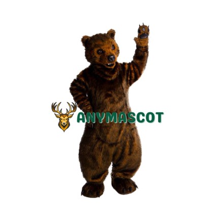 Power Fierce  Brown Bear Mascot Costume