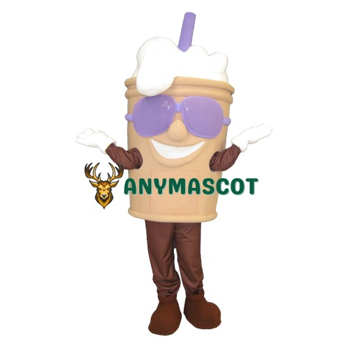 Frothy Drink Mascot Costume