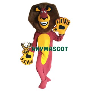 Affordable Alex the Lion Mascot Costume