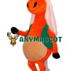 White Temple Hair Horse Mascot Costume