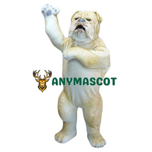 Realistic Wild Bulldog Mascot Costume
