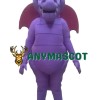 Superb Purple Dragon Mascot Costume