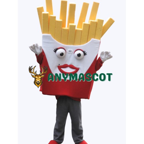 Cute French Fries Mascot Costume