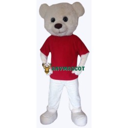 Superb White Bear Mascot Costume