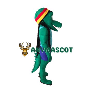 Superb Cool Crocodile Mascot Costume