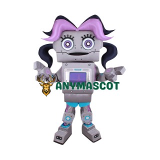 Beautiful Robot Mascot Costume