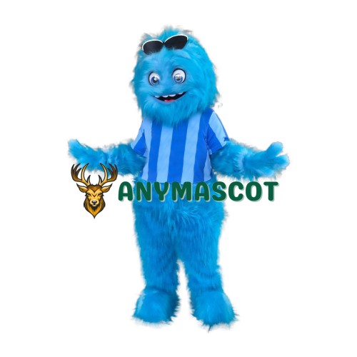 Cool Blue Monster Mascot Costume