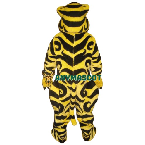 Yellow Tiger Mascot Costume
