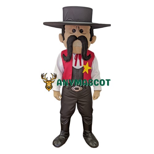 Superb Sheriff Mascot Costume