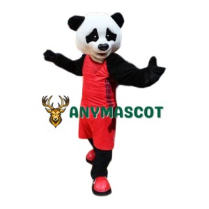 Superb Sport Panda Mascot Costume