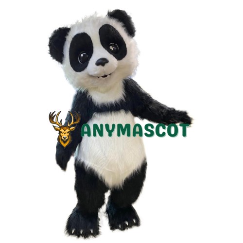 Realistic Lovely Panda Mascot Costume