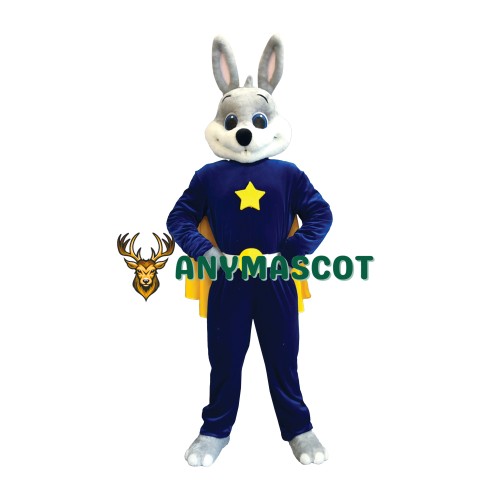 Hero Rabbit Mascot Costume