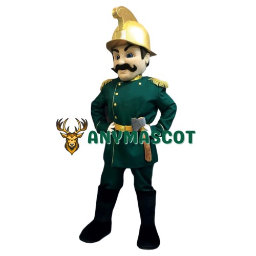 Armed Soldier Mascot Costume