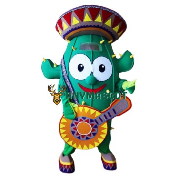 Happy Cactus Mascot Costume