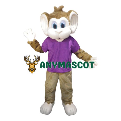 Superb College Monkey Mascot Costume
