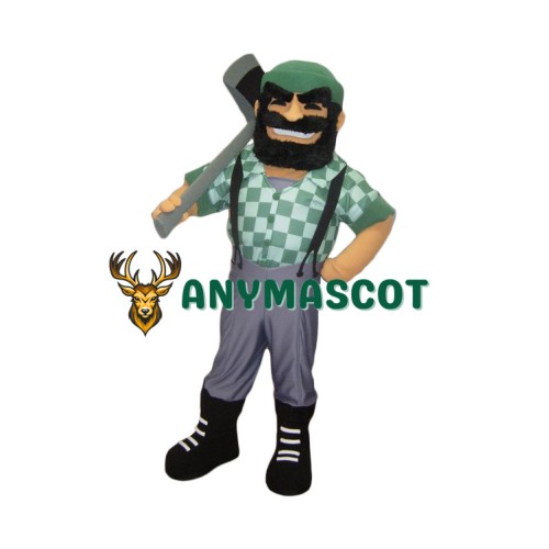 Superb Lumberjack Mascot Costume
